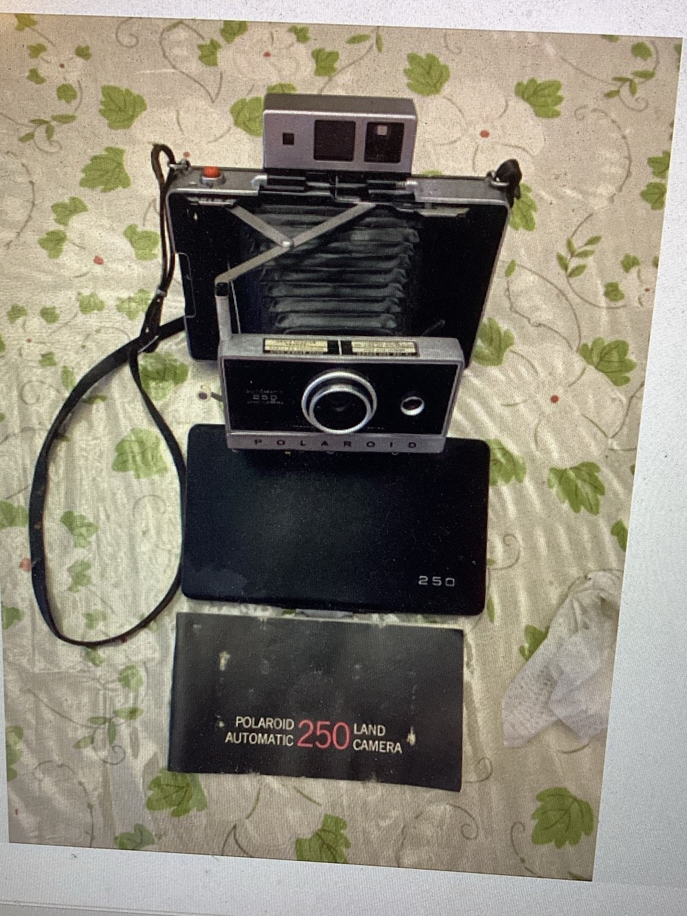 Vintage Polaroid 250  Camera with Case